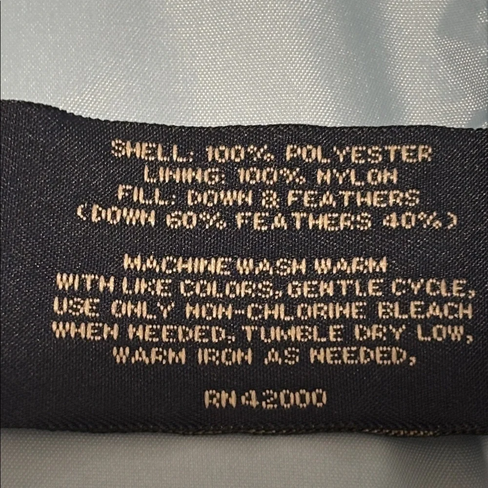 Route 66 Blue Down Jacket, size medium